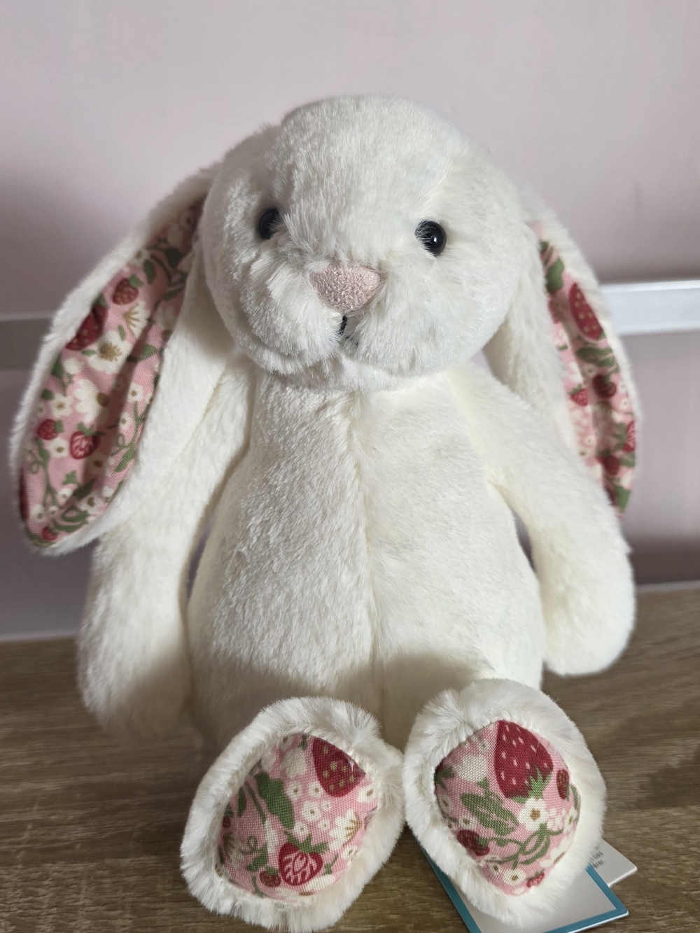Jellycat Blossom Cream Bunny Berry NWT